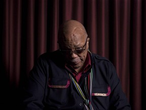 Quincy Jones sits for a portrait in a Toronto hotel, during the Toronto International Film Festival, on Friday, Sept. 7, 2018. The renowned music producer explains he's close with Sinatra family, having worked with Ol' Blue Eyes numerous times over the years as an arranger and conductor.