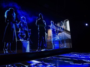 The late classical pianist Glenn Gould is returning to stages in digital form as part of a new deal struck with his estate. A hologram of Jackie Wilson, centre, and his band is projected for a crowd during a festival at Dundas Square in Toronto on Friday, June 8, 2018. The acclaimed Canadian performer, who died in 1982, will be resurrected as part of an optical illusion that performs alongside a live orchestra.