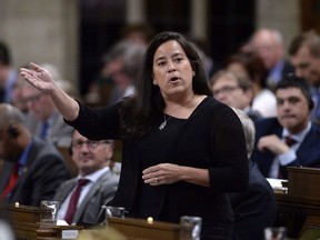 Minister of Justice and Attorney General of Canada Jody Wilson-Raybould rises during Question Period in the House of Commons on Parliament Hill in Ottawa on Tuesday, May 29, 2018. The federal Liberals say the rate at which new judges are appointed to the bench will ramp up in about a week's time when cabinet returns to the national capital, hoping to eliminate a backlog of cases across the country.