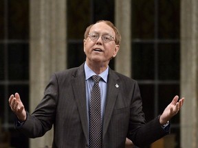 NDP MP Murray Rankin asks a question during Question Period in the House of Commons on Parliament Hill, Friday, Feb. 10, 2017 in Ottawa. NDP justice critic Murray Rankin says he will formally ask the House of Commons Justice and Human Rights committee next week to study the appropriate use of the notwithstanding clause.