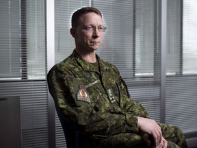 Lt.-Gen. Charles Lamarre is photographed in Ottawa on Friday, May 25, 2018. Lt.-Gen. Charles Lamarre, the military's chief of personnel, says allies have been closely following with great interest as the military spent a year developing its policy on marijuana-use, which was officially released last week.