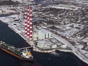 The Tufts Cove Generating Station in Dartmouth, N.S. is seen on Friday, Jan.19, 2018. Canadians could come out ahead financially with a federally-imposed carbon tax, or so concludes the latest study on the policy as understanding of emission reduction options continue to evolve.