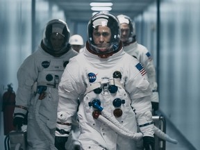 Ryan Gosling in a scene from First Man.