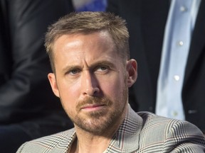 Actor Ryan Gosling attends a press conference to promote the movie "First Man" during the 2018 Toronto International Film Festival in Toronto on Tuesday, September 11, 2018.