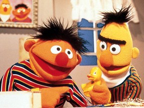 The, as far as we're concerned, totally gay Ernie and Bert.