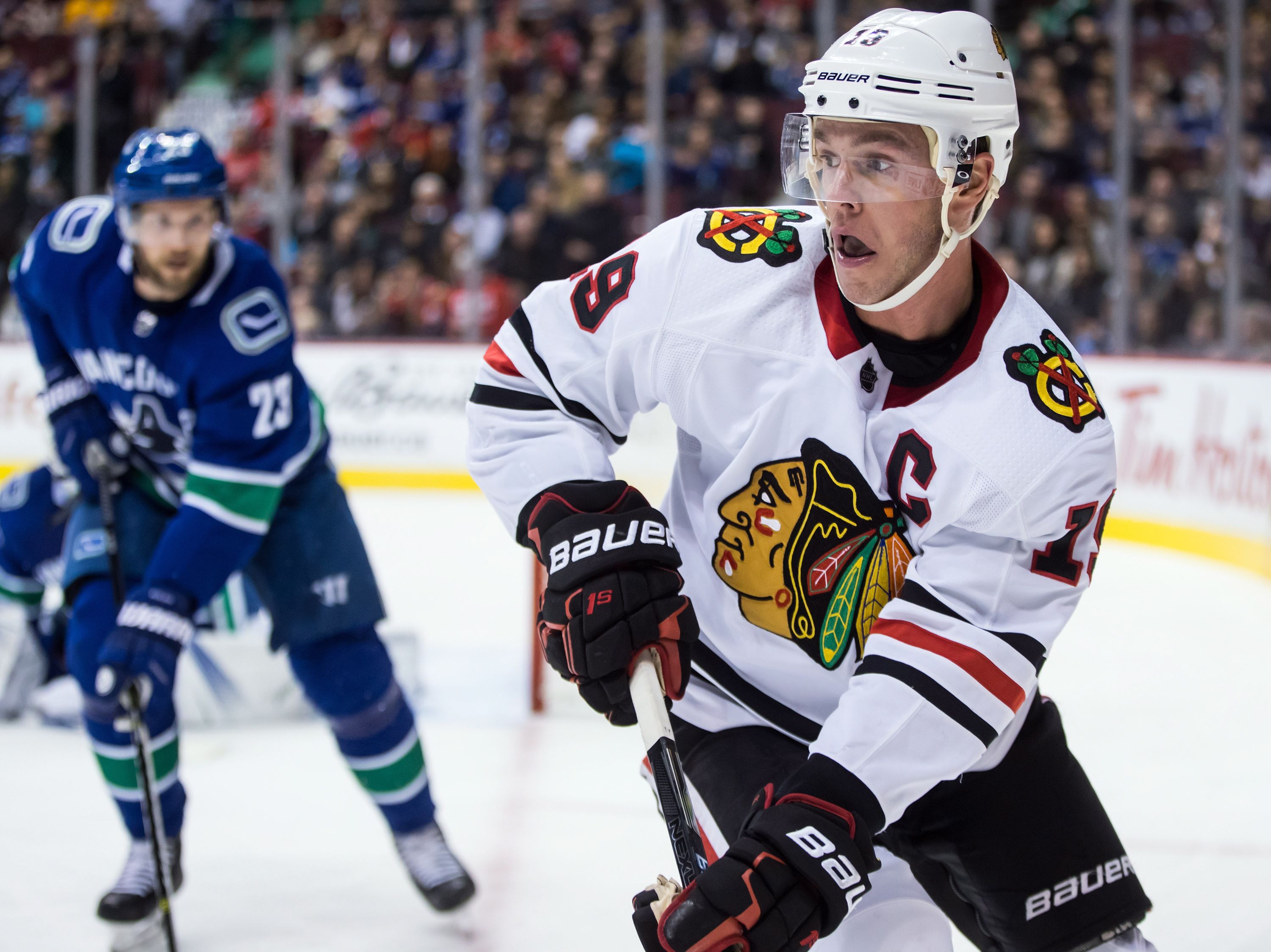 chicagoblackhawks captain Jonathan Toews says he's continuing to deal