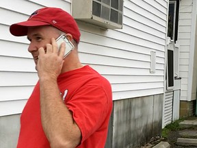 Mark Judge outside a friend's home in the seaside holiday village of Bethany Beach, Del.