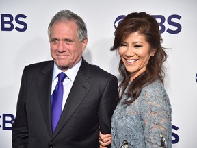 Les Moonves and Julie Chen Moonves attend the 2017 CBS Upfront on May 17, 2017 in New York City.