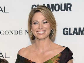 FILE - In this Nov. 9, 2015 file photo, Amy Robach attends the 25th Annual Glamour Women of the Year Awards in New York. The ABC News correspondent has become the network's first choice to cover mass shootings.