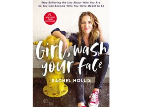 This cover image released by Thomas Nelson shows "Girl, Wash Your Face: Stop Believing the Lies About Who You Are so You Can Become Who You Were Meant to Be," by Rachel Hollis. (Thomas Nelson via AP)