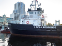 Vessels linked with the federal government's new marine spill response program in Nanaimo harbour.