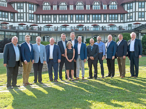 Canadian premiers (territories included) meet in St. Andrews, N.B., on July 18, 2018. Fiscal policy in many of the provinces has been irresponsible, gusting to reckless, Andrew Coyne writes.