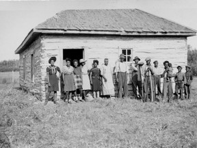 Shiloh Baptist Church, located approximately 30 kilometres northwest of Maidstone, Saskatchewan is shown in this undated handout image.