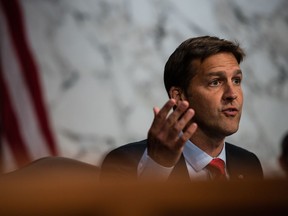 Sen. Ben Sasse, R-Neb., speaks during Supreme Court nominee Brett Kavanaugh's confirmation hearing on Capitol Hill on Sept. 4. MUST CREDIT: Washington Post photo by Salwan Georges