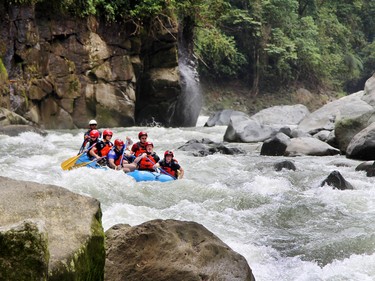 The Pacuare River has Class III and IV rapids.