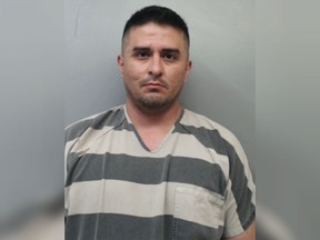 This image provided by the Webb County Sheriffs Office shows Juan David Ortiz, a U.S. Border Patrol supervisor who was jailed Sunday, Sept. 16, 2018, on a $2.5 million bond in Texas, accused in the killing of at least four women.