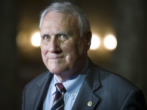 FILE - In this Sept. 5, 2018, photo, Sen. Jon Kyl, R-Ariz., waits to be sworn-in by Vice President Mike Pence during his ceremonial swearing-in at the Old Senate Chamber on Capitol Hill, in Washington. After years of trying to demolish former President Barack Obama's prized health care law, GOP leaders still lack the votes to succeed. Kyl says he'd vote to repeal the "Obamacare" health care law. That's one additional Republican ready to obliterate the statute because his predecessor, the late Sen. John McCain, helped derail the party's drive with his fabled thumbs-down vote last year. It could well be too little, too late.