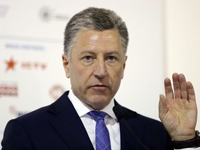 U.S. special representative to Ukraine Kurt Volker speaks during the 15th Yalta European Strategy (YES) annual meeting entitled "The next generation of everything" at the Mystetsky Arsenal Art Center in Kiev, Ukraine, Saturday, Sept. 15, 2018.