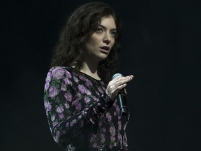 Lorde performs in Glastonbury, United Kingdom on June 23, 2017.