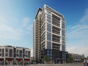 Rosehaven homes' Odyssey condominium project in Grimsby will be close to the QEW and a GO station, scheduled to open in 2021.