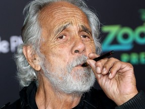 Actor Tommy Chong on February 17, 2016 in Hollywood, California.