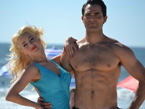 Tyler Hoechlin and Julianne Hough in Bigger.