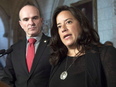Liberal MP and justice committee member Randy Boissonnault with Justice Minister Jody Wilson-Raybould in 2016.