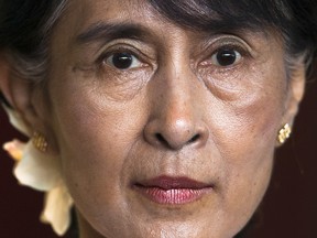 Canada's Parliament has formally stripped Suu Kyi of her honorary Canadian citizenship for complicity in the atrocities committed against Myanmar's Rohingya people. The Senate voted unanimously Tuesday, Oct. 2, 2018.