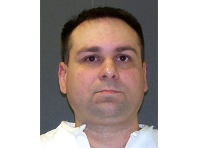 FILE - This file photo provided by the Texas Department of Criminal Justice shows John William King, a prisoner on Texas death row for dragging a black man to death behind a pickup truck more than two decades ago. King is one step closer to execution after the U.S. Supreme Court turned down his appeal on Monday, Oct. 29, 2018. (Texas Department of Criminal Justice via AP, File)