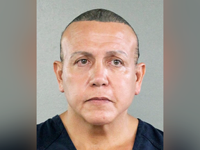 A 2015 mugshot of Cesar Sayoc who was arrested on Oct. 26, 2018 in connection with 12 suspicious packages and pipe bombs sent to critics of Donald Trump in a days-long spree.