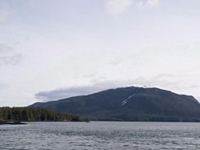 Lelu Island, near Prince Rupert, B.C., is seen March 8, 2013. The approval of Canada's first LNG export terminal is expected to boost investor confidence in Canada's natural gas sector, industry observers say.
