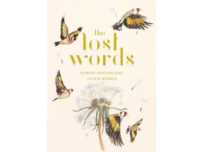 The cover of the book "The Lost Words" by Robert Macfarlane and Jackie Morris is seen in this undated handout photo. British writer Robert Macfarlane has witnessed first-hand the disappearance of certain nature-oriented words from the lexicon of children.