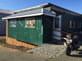 The Port Alberni Cannabis Club, is seen in this undated handout photo. RCMP raided two illicit marijuana dispensaries on Vancouver Island shortly after cannabis became legal on Wednesday. Mounties in Port Alberni, B.C., say both stores were open and operating without the required provincial licences.