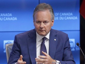 Bank of Canada Governor Stephen Poloz speaks at a press conference after releasing the June issue of the Financial System Review in Ottawa on Thursday, June 7, 2018. With some trade uncertainty now out of the way, the Bank of Canada is widely expected to hike its benchmark interest rate today for the fifth time since the summer of 2017.