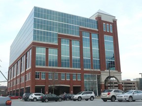 FILE- This April 2, 2014, file photo, shows the headquarters of student loan debt collector Navient Corporation, in Wilmington, Del. The American Federation of Teachers filed a lawsuit Wednesday, Oct. 3, 2018, against Navient, one of the country's largest student loan servicing companies, alleging that it failed to guide eligible borrowers through a critical student loan forgiveness program.