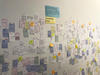 Post-it notes cover a wall labeled “feedback” during a forum hosted by Google affiliate Sidewalk Labs in Toronto, regarding a proposal to take a rundown neighbourhood of Toronto’s waterfront and develop it into perhaps the most wired community in history.