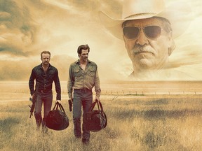 Ben Foster, Chris Pine and Jeff Bridges in Hell or High Water.