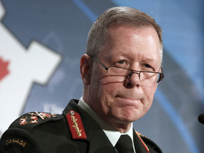 Chief of Defence Staff Gen. Jonathan Vance delivers a speech in February 2018.