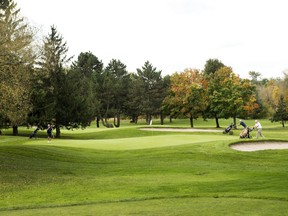 Golfers play at the City of Toronto's Scarlett Woods Golf Course on Thursday, October 11, 2018. Golf Canada defended public courses on Thursday, days after Toronto mayoral candidate Jennifer Keesmaat announced she would close three of the city???s public courses if elected.