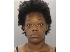 This photo provided by Philadelphia Police Department shows Nyishia Corbitt.  Police said Thursday, Oct. 18, 2018,  they've arrested Corbitt for the death of Alicia Barnes, a toddler whose body was found buried in a public park.  Corbitt faces charges including murder and abuse of a corpse. (Philadelphia Police Department via AP)
