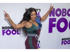 Tiffany Haddish attends the world premiere of "Nobody's Fool" at AMC Loews Lincoln Square on Sunday, Oct. 28, 2018, in New York.