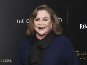 FILE - In this May 23, 2017, file photo, actress Kathleen Turner attends a special screening of "Pirates of the Caribbean: Dead Men Tell No Tales", in New York. Turner will make an unexpected Metropolitan Opera debut in Donizetti's "The Daughter of the Regiment" in the non-singing role of the Duchess of Krakenthorp. She will appear in seven performances of the comic opera from Feb. 7 to March 1.