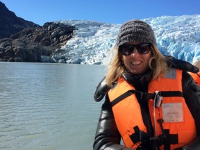 This image released by Discovery Channel shows filmmaker Rory Kennedy during the filming of her new documentary, "Above and Beyond: NASA's Journey to Tomorrow," premiering Saturday night on the Discovery Channel. (Discovery Channel via AP)