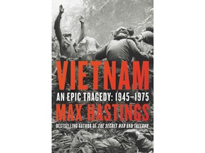 This cover image released by Harper shows "Vietnam: An Epic Tragedy: 1945-1975," by Max Hastings. (Harper via AP)