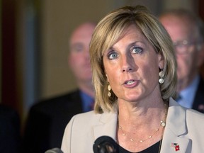 FILE - In this June 10, 2015, file photo, assemblywoman Claudia Tenney, R-NY, speaks during a news conference at the Capitol, in Albany, N.Y. Tenney faces Democratic New York State Assemblyman Anthony Brindisi in the state's 22nd Congressional District.