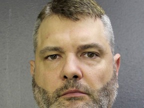 This undated photo of Antonio DiMarco is provided by the Broward County Sheriff's Office. Federal prosecutors have charged DiMarco and a New York fine art consultant with defrauding Sotheby's auction house of more than $5 million. They're accused of stealing an elderly woman's identity to bid millions of dollars on famous paintings by Mark Rothko and Ad Reinhardt. (Broward County Sheriff's Office via AP)