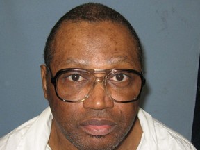 FILE - This undated file photo provided by the Alabama Department of Corrections shows inmate Vernon Madison. The U.S. Supreme Court will consider the case of Madison who lawyers say suffers from dementia and can no longer remember killing a police officer in 1985. Justices will hear arguments Tuesday, Oct. 2, 2018, on whether it would be unconstitutional to execute 68-year-old Madison who was convicted of killing Mobile police officer Julius Schulte in 1985. The U.S. Supreme Court has said death row prisoners have "rational understanding" that they are about to be executed and why.  (Alabama Department of Corrections, via AP, File)
