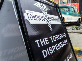 Toronto police say the number of illegal dispensaries was down to 30 but "shot back up to 80 locations again."