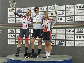 Rachel McKinnon, a transgender cyclist, won the UCI Masters Track Cycling World Championship in the women’s 35-44 age bracket in Los Angeles last week.