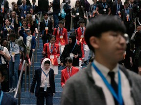 Scene from Science Fair.